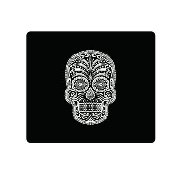 MacBook -Vintage Motorcycle Monochrome Skull and Wings Computer 2.4G Slim Wireless Mouse with Nano Receiver PC Portable Mobile Optical Mice for Notebook Laptop 